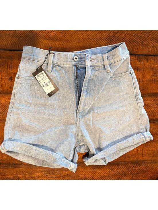 G-Star Pants - G Star Raw - Women's Type 89 Denim Short, Vintage Electric Blue, Size 24